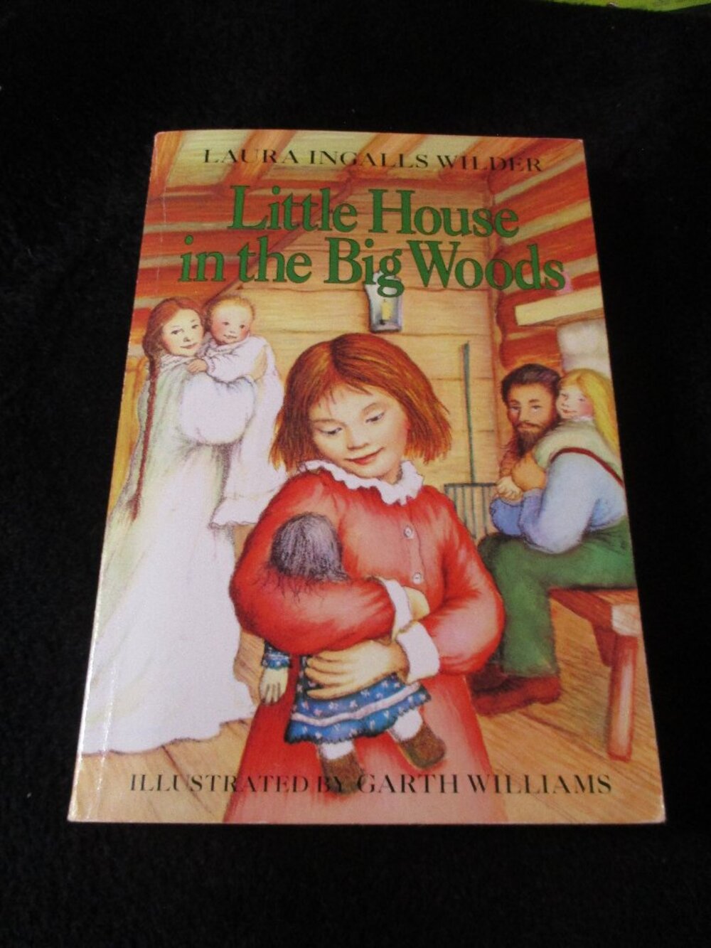 Laura Ingalls Wilder Little House in the Big Woods Illustrated Paperback Book